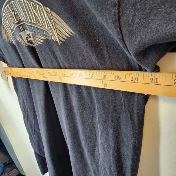 Vintage Harley-Davidson 2004 Black Graphic T-Shirt Large Biker Tee Grunge Y2K - Picture 5 of 9